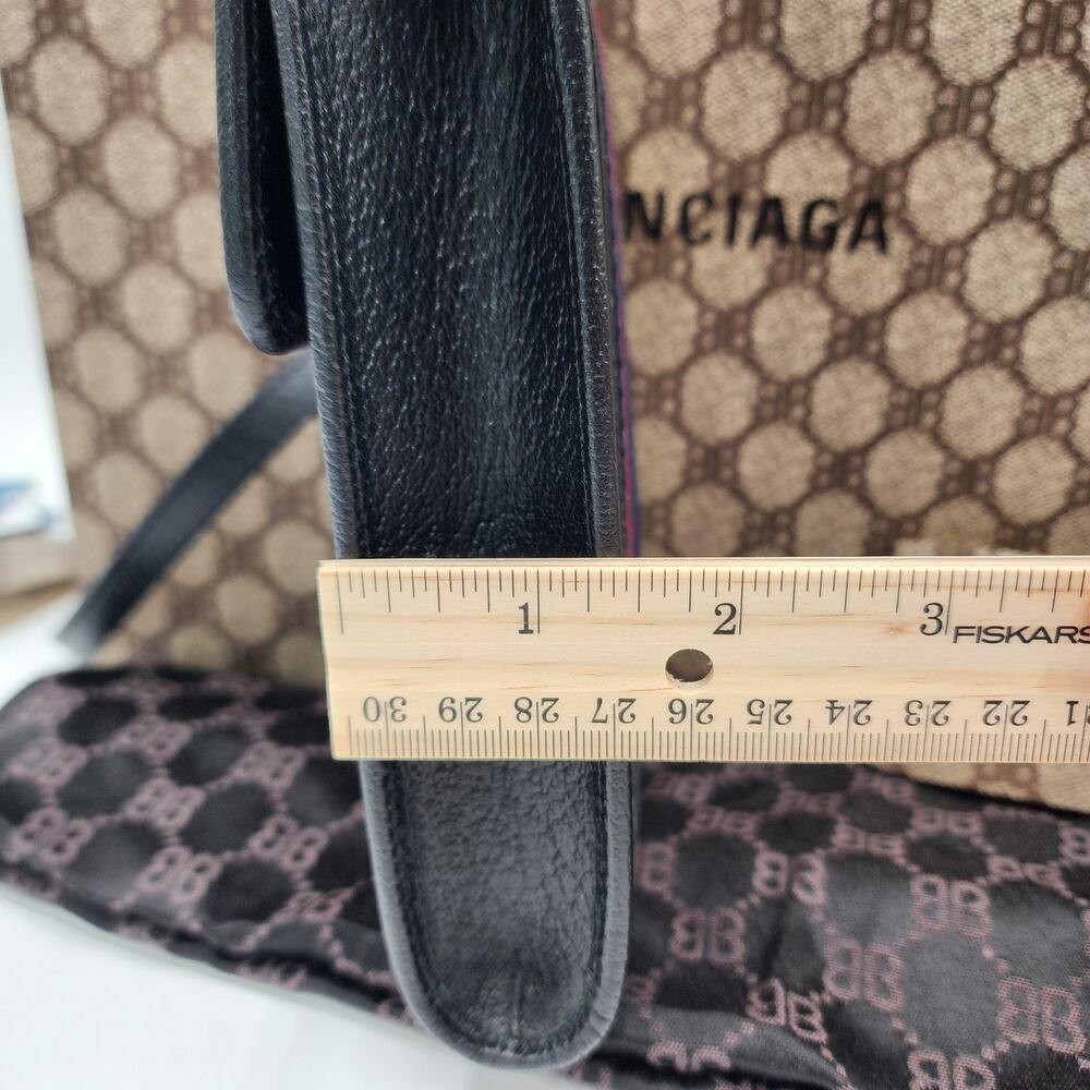 Balenciaga x Gucci The Hacker Project Street Style Crossbody Shoulder Bag Black - Picture 13 of 16